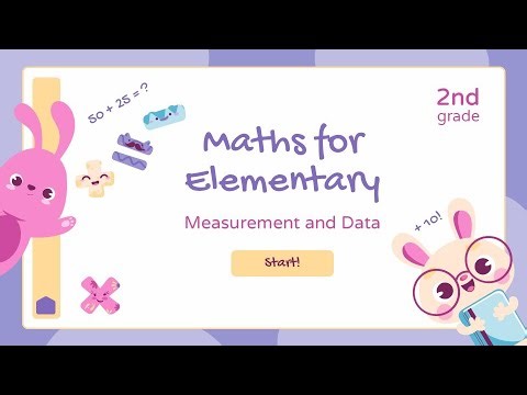 Maths for Elementary 2nd Grade - Measurement and Data Presentation Template by GreatPPT