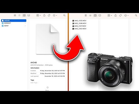 How To Import Videos From a Sony Camera To Computer (How to Open AVCHD Folder)