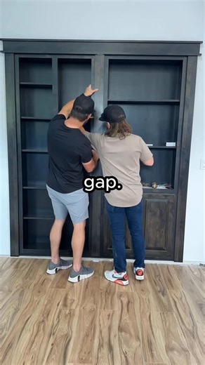 Murphy Door on Instagram: "Hidden Bookcase Door Tutorial. Simple. Not scary. Truly Hidden. Done in a few quick steps. Take your next DIY project to the next level. (literally)"