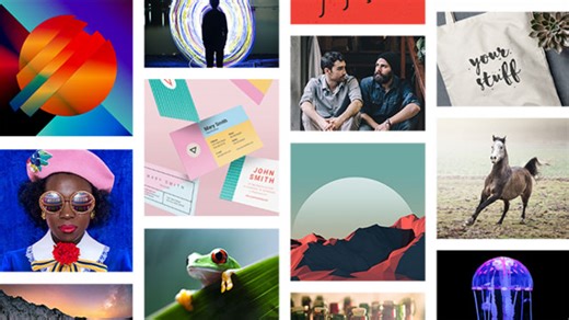 Discover over 70,000 assets for free via Adobe Stock