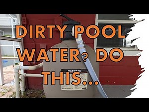 How to EASILY Backwash a Pool SAND FILTER | Quick Step-By-Step Guide