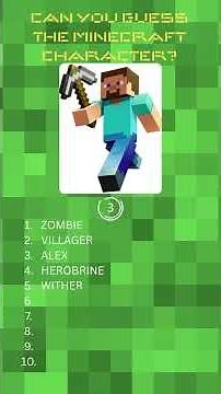 The ULTIMATE Minecraft Trivia Quiz!
