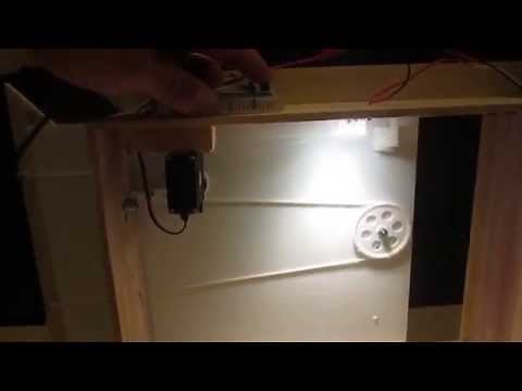 testing servo motor and sliding door