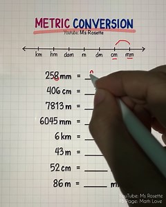 210K views · 2.5K reactions | Quick Guide to Metric Conversion for Beginners 勞 #conversion | Math Love | Facebook