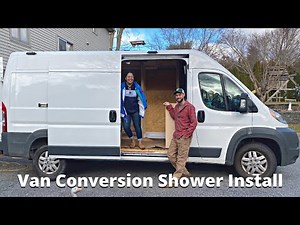 Shower Install in The Van | Vanlife Bathroom