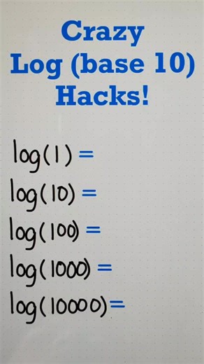 Super Easy Log Tricks Tutorial! Don't forget to follow for more videos. Thank you po. #math #mathematics #mathtricks #MathTricksTutorial #maths #mathtrick #mathtutorial #basicmath #basicmathreview #viral #trending #educational #mathshortcut #mathhacks #tutorial #lovemath #mathematicstutorial #mathreview #reels #reelsvideo #reelsviral #reelsfb #fyp #foryou | Math Tricks Tutorial