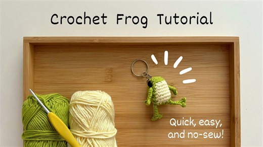 How to Crochet a Cute Frog
