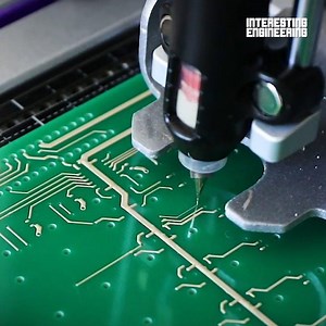 201K views · 1.3K reactions | This is step four of building an 8x8x8 LED cube: printing the board that controls the LED matrix. Via: Voltera IoT Technologies | Interesting Engineering | Facebook