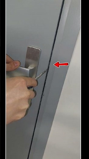 Petite astuce pour ouvrir une porte sans clé