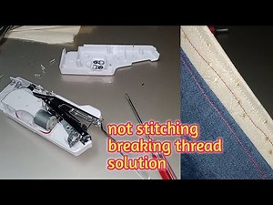Handheld Sewing Machine Breaking Thread Not Stitching Easy Solution