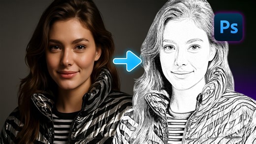 How to create a pencil drawing in Photoshop