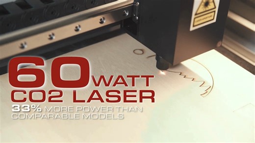 Boss Laser on Instagram: "The Boss Laser EVO delivers Industrial Grade capabilities in a compact 60W system that's transforming how we approach precision cutting and engraving. What sets the EVO apart? Its versatility is unmatched, seamlessly handling everything from intricate wood engravings to detailed leather work, while maintaining exceptional accuracy through its integrated camera alignment system. The 24"x12" workspace, combined with 2-way passthrough functionality, opens up possibilities 