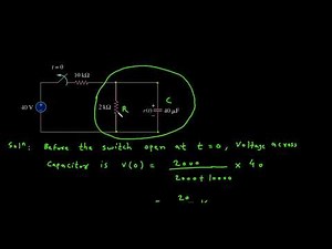 Source free RC circuit 5 | Electrical and Electronics Engineering | Electrical Engineering