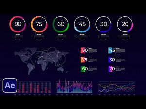 3 Simple Infographics Techniques in After Effects | Motion Graphics Tutorial