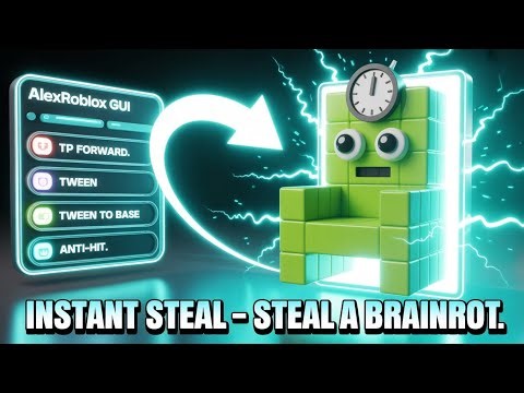 NEW! 🎃 Dupe Any Brainrot Instantly – Roblox Script Showcase🧠 (AlexHub Dupe Update)