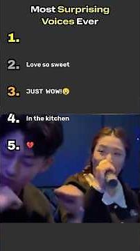 Most Suprising Voices Ever 🎤 ❤️