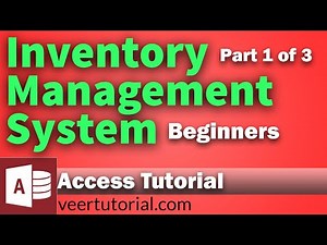 Inventory Management System Database in Access for Beginners - Part-I