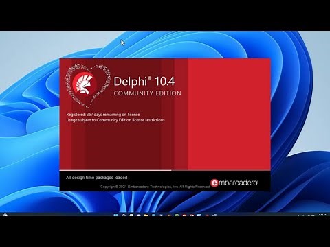 How to Install Delphi 10.4 on Windows 10/11 FREE