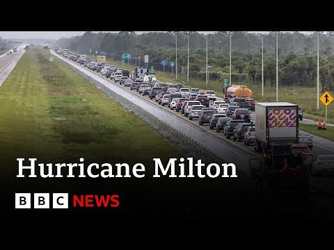 Hurricane Milton warning sees millions in Florida evacuate | BBC News