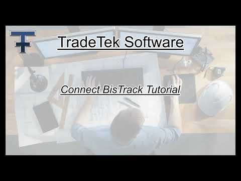 Connect BisTrack Tutorial