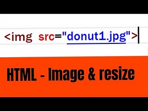 How to insert image and resize in html 5