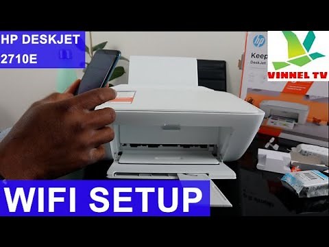HP Deskjet Learn How To Set Up /Connect To WIFI