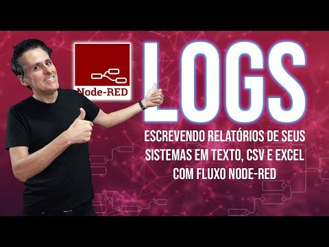 Logs CSV e Excel com Node-RED