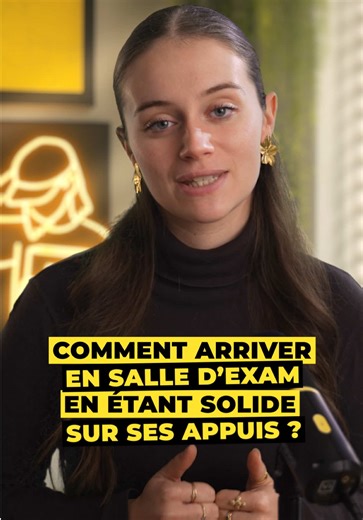 Comment arriver en salle d’exam en étant solide sur tes appuis 📚💪 #etudiant #etudes #revision #cours #exam