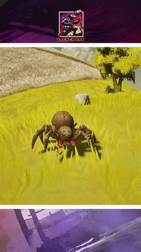 Stylized Spider Enemy Added to My Retro Template #gaming #leveldesign #gamedevelopment #gamedevblog