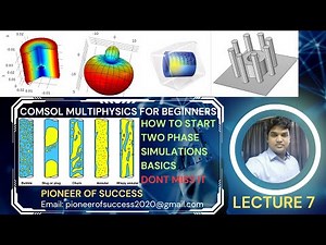 COMSOL for Beginners Lecture 8 how to start two phase flow simulations #COMSOL #beginners