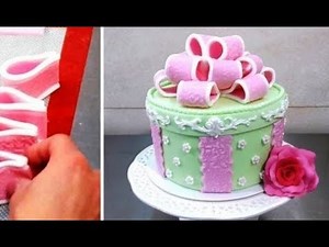 Gift Box CAKE - How to make by Cakes StepbyStep