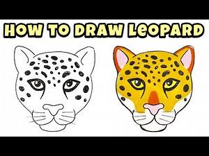 How to Draw Leopard in Minutes – Colorful Step-by-Step Instruction for All Ages