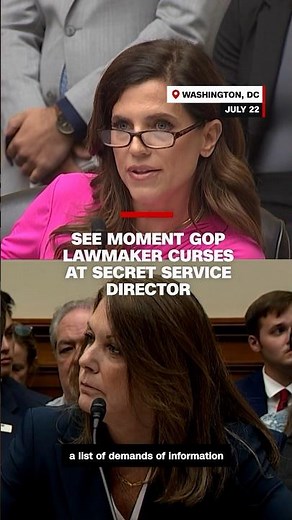 See moment GOP lawmaker curses at Secret Service director