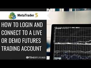 MetaTrader 5 Mobile - How to Login and Connect to a Live or Demo Futures Trading Account