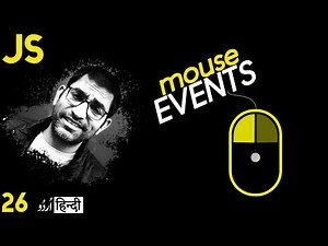 Mouse Events (onclick, ondblclick, onmouseover, onmouseout) in JavaScript in हिंदी /اردو - Class -26