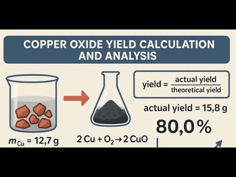 Copper Oxide Yield Calculation and Analysis