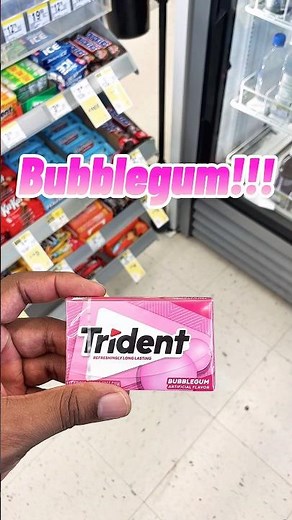 Trident bubblegum evaluation