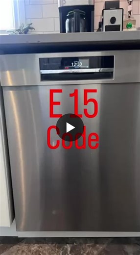 Dishwasher error code E15 is a clear signal, not a random malfunction. When this code appears, the AquaStop safety system has detected water in the base and stopped normal operation to prevent… | Yevhen Kovalenko