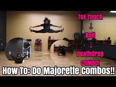 Must Know Majorette Trick Combos w/ Tips !! (How To: Dance Like A Majorette Series)