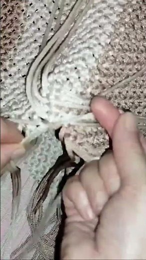 Comment fermer un sac en macramé facilement #diy #tutorielfacile #sacenmacramé