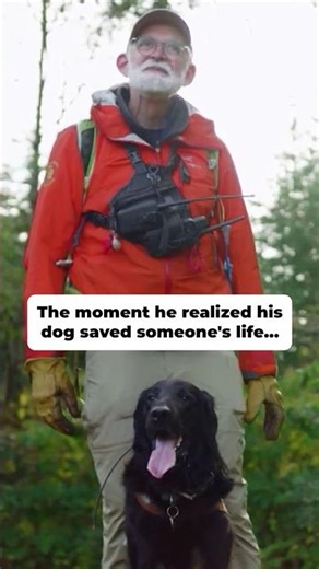 The Moment He Realized His Dog Saved Someone's Life