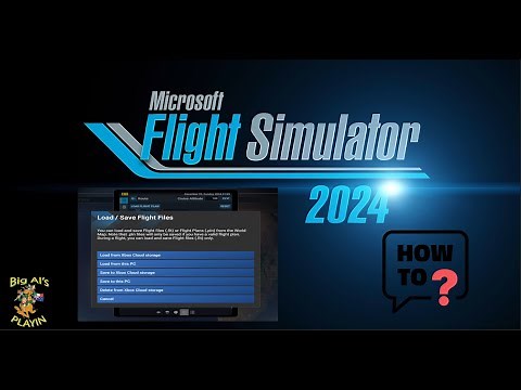 How to load a flight plan in Microsoft Flight Simulator 2024