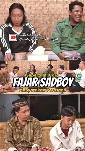 Cara Fajar Sadboy MENYATAKAN PERASAAN #fajarsadboy #prazteguh #titikkumpul #ariekriting