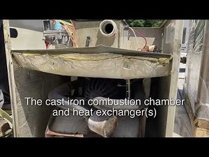 1994 Lennox Pulse 21 furnace: Startup and shutdown (mostly audio)