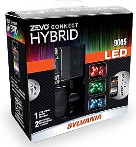 Amazon.com: SYLVANIA 9005 ZEVO Connect Hybrid LED Color Changing System for Headlights : Automotive
