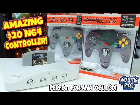 This $20 Wireless N64 Controller SHOCKED Me! Perfect For Analogue 3D! (Teknogame N64 Review)