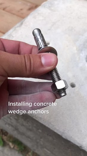 How to Install Concrete Wedge Anchors