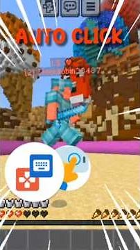 COMO USAR AUTO CLICK NO MINECRAFT BEDROCK NO CELULAR!