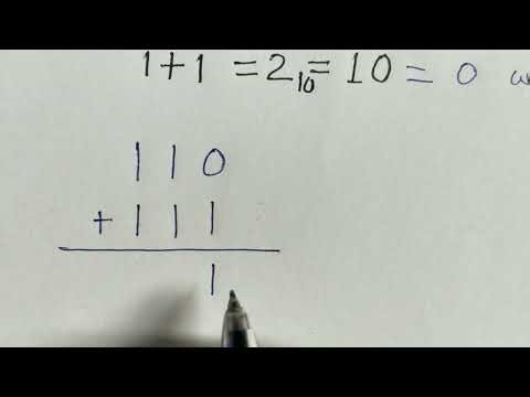 Binay arithmetic! Addition of binary numbers