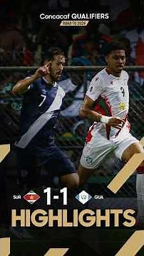 Suriname vs Guatemala | Concacaf Qualifiers 2026 World Cup